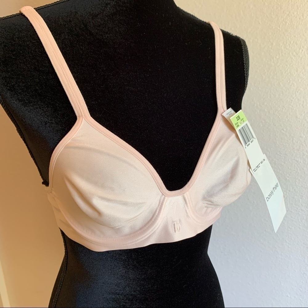BARELY THERE light pink natural stretchy soft cup underwire bra minimalist - Picture 7 of 8